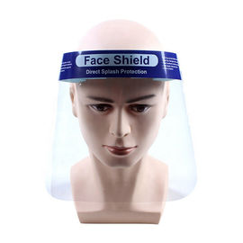 PET Disposable Face Shield Full Protection Fogproof Anti Droplet Transmission