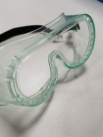 しぶきの証拠の安全メガネ フレーム友好的な透明なポリ塩化ビニールの反霧Eco